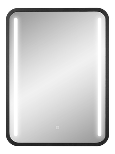 Зеркало "Рене" с Led подсветкой в черной МДФ раме 600х800 Aris