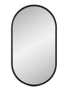 Зеркало "Харли Led" 450х800 в МДФ раме, черный Aris