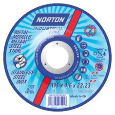Круг отрезной NORTON 66252925443 Vulcan 125 x 2,5 x 22,23 A 30 S-BF41 мет/нерж