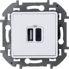 Устройство зарядное legrand inspiria 673760 с 2-мя usb разьемами