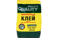 Клей обойный Quality, виниловый, коробка, 200 г