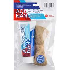 Уплотнительная паста 270 грамм, тюбик+лен ЕВРО 40 грамм Aguaflax nano 04055