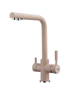 Смеситель для кухни Frap H52 F4352-23 со встроенным фильтром, латунь, бежевый