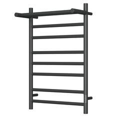 Полотенцесушитель электрический с полкой BAU Stil Shelf 50х80, 7 планок, универсальный Bauedge