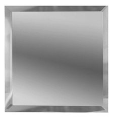 Плитка ДСТ Зеркальная плитка Квадрат с фацетом 10 мм КЗС1-10 10 х 10 см серебряный
