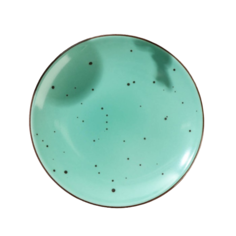 Тарелка плоская DOTS menta, d=16,5 см Porvasal
