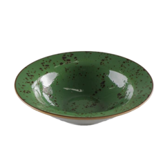 Тарелка для пасты «Созвездие», 320 мл, d=19 см, цвет зелёный No Brand