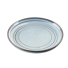 Тарелка десертная Magistro Garland, d=17 см, цвет голубой