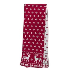 Комплект шапкa с шарфом Arya 24x145/20x21 Warm Красный, белый