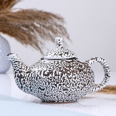 Чайник "Кроха" средний, 14х13см, 0,7л, тирамису Борисовская керамика
