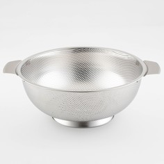 Дуршлаг на ножке, d=31,5 см, 201 сталь, две ручки No Brand