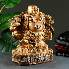 Копилка "Хотей большой" бронза, 30х20х37см Хорошие сувениры