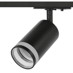 Трековый светильник WOLTA WTL-GU10/04B под лампу GU10 Чёрный