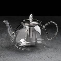 Чайник заварочный Жак, 1,3 л, с металлическим ситом No Brand