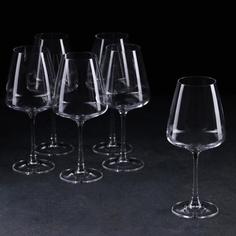 Набор бокалов для вина Corvus, 360 мл, 6 шт Crystalite Bohemia