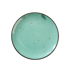 Тарелка плоская DOTS menta, d=20 см Porvasal