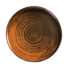 Тарелка с вертикальным бортом Lykke brown, d=27 см, цвет коричневый Porland