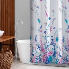 Штора для ванной комнаты SAVANNA Сказочный лес, с люверсами, 180?180 см, полиэстер No Brand
