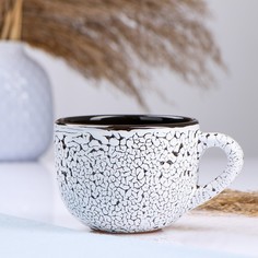 Чашка "Чайная" 12х7,5см, 0,45л, тирамису Борисовская керамика