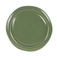 Тарелка десертная «Крем», d=21 см, цвет зелёный No Brand
