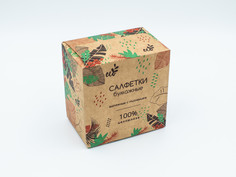 Салфетки бумажные Сыктывкарские 1 сл 100 шт/уп