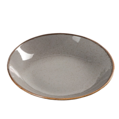 Тарелка глубокая Dark Grey, 1 л, d=26 см, цвет тёмно-серый Porland