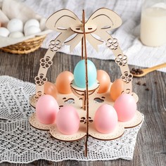 Доляна Подставка для яиц пасхальная, 9 ячеек, 22?22?29 см