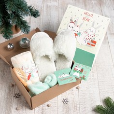 Набор подарочный Этель Hello, new year полотенце 30х60см и аксс (4 предм)