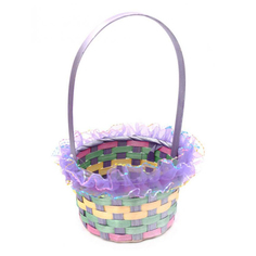 Корзина плетеная 17x17x30 см No Brand