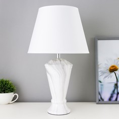 Лампа настольная Ильмрамор 1хЕ14 40Вт серый 25х25х42 см Risalux