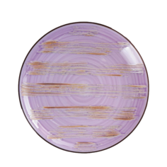Тарелка обеденная Scratch, d=22,5 см, цвет сиреневый Wilmax