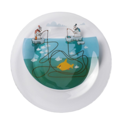 Тарелка Доляна «Ловись большая и малая», d=20 см