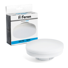 Лампочка cветодиодная FERON арт.48302, LB-471, 12W, 230V, GX70 6400К, таблетка, уп. 5 шт.