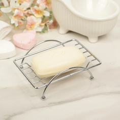 Мыльница на ножках Доляна Вернисаж 12x9x3 см