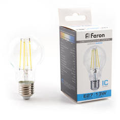 Лампочка светодиодная FERON арт.48283 LB-613 13W 230V E27 6400К шар уп 5 шт.