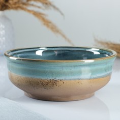 Миска "Русская" блю чиз, средняя, 0,7 л Борисовская керамика