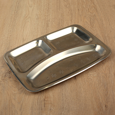 Поднос, 3 секции No Brand