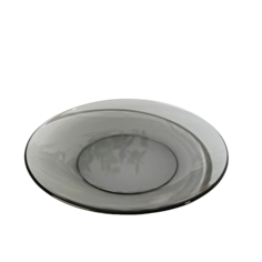 Тарелка обеденная Basilico. Lava Grey, d=20 см, цвет серый Ca del Vetro