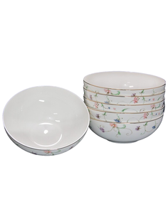 Набор из 6 салатников Английский сад Lenardi 18 см 125-089