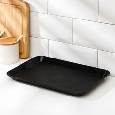 Поднос, 30?21 см, цвет чёрный Hitt