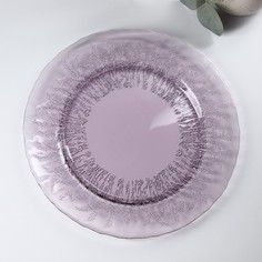 Тарелка обеденная Magistro «Французская лаванда», d=27 см, цвет фиолетовый
