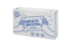 Полотенца бумажные Сыктывкарские Просто Протри листовые, универсальные, 150 шт.