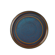 Тарелка десертная Magistro Garland, d=18,5 см, цвет синий