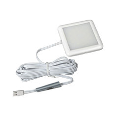 Светодиодный светильник накладной, GLS, 1.9 Вт,12V, 5000К, металлическая рамка, цвет белый