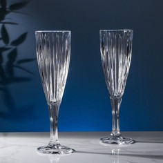 Набор бокалов для шампанского Skyline, 180 мл, 2 шт Crystalite Bohemia
