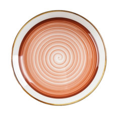 Тарелка десертная «Крафт», d=20 см, цвет оранжевый No Brand
