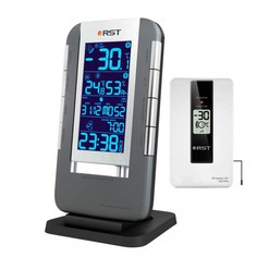 Электронный термометр гигрометр с радиодатчиком IQ711 RST02711 No Brand