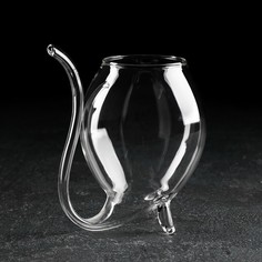 Бокал с трубочкой для вина Magistro «Пантера», 300 мл, 10,5?8,5?12,5 см