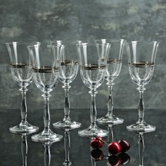 Набор бокалов для вина «Анжела», 250 мл, 6 шт Crystal Bohemia