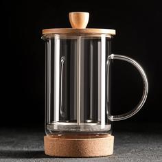 Френч-пресс «Эко cork», 800 мл No Brand